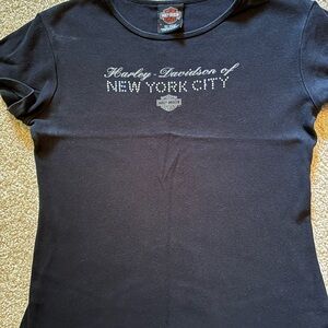 Harley-Davidson Black Fitted Short Sleeve T-Shirt